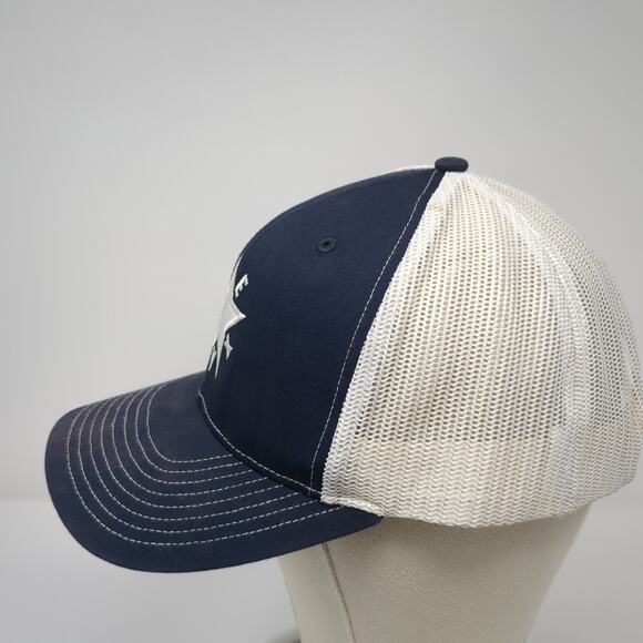 Texas Star Snapback Mesh Back Trucker Hat Blue One Size Richardson - Picture 3 of 10